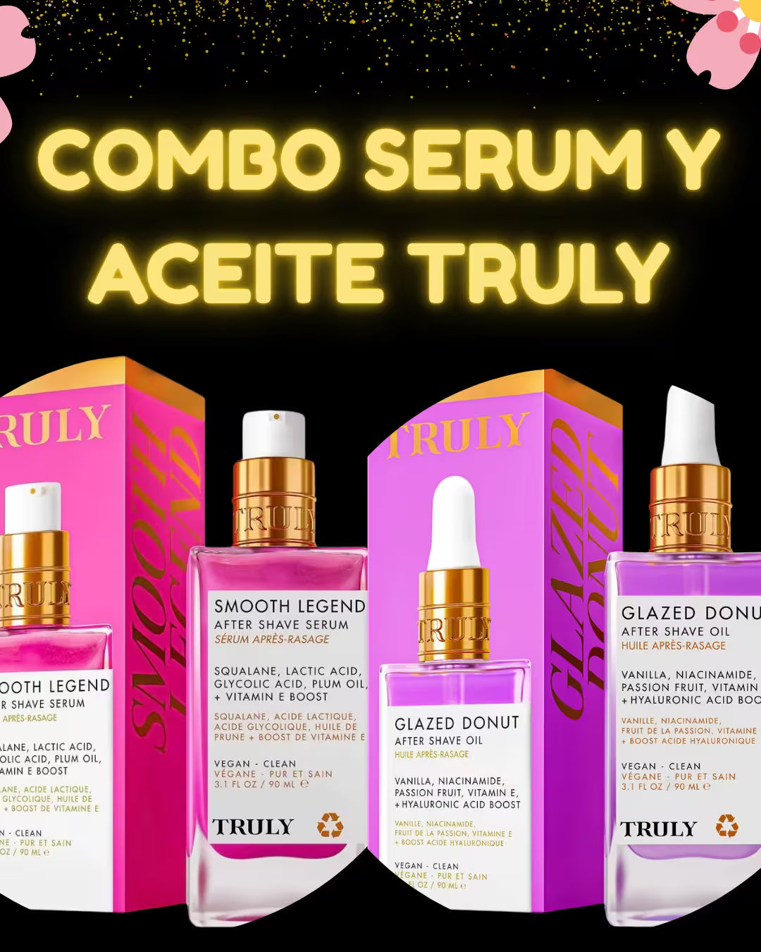 COMBO TRULY 🌸🌸ACEITE + SERUM🌸🌸DISEÑADO PARA TI